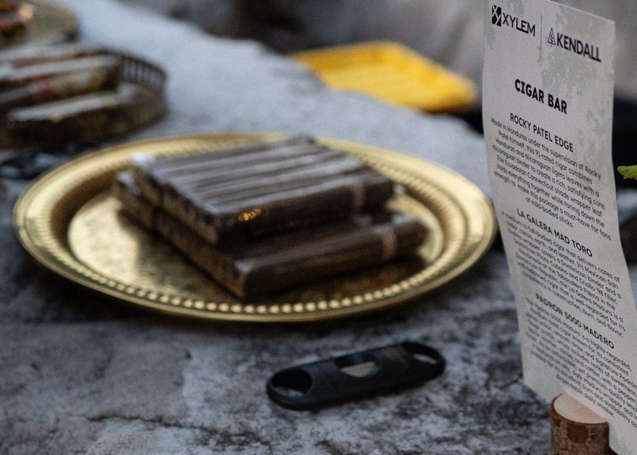 Trees and Utilities cigar sign